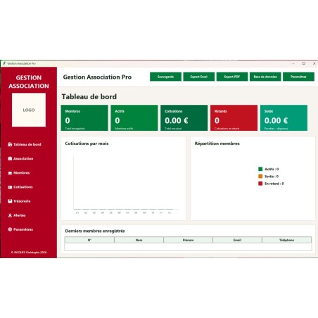 LOGICIEL GESTION ASSOCIATION PRO